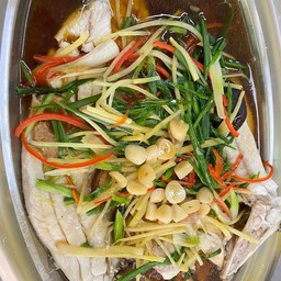 ปลากะพงนึ่งซี่อิ๊ว(800g-900g)