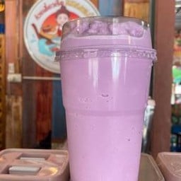 นมสดเผือก ปั่น