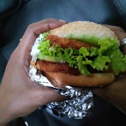 เบอร์เกอร์ไก่ทอด