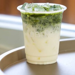 มัทฉะ ลาเต้ เย็น Iced Matcha latte