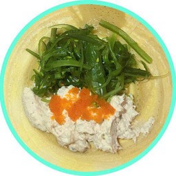 ยำสาหร่าย+ไข่กุ้ง+ทูน่า