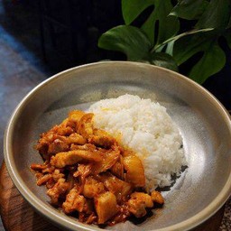 ข้าวสันคอหมูกิมจิ