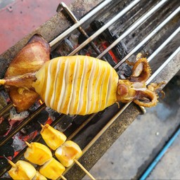 หมึกดำย่างไซส์กลาง