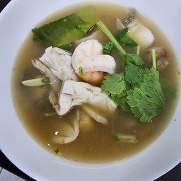 ต้มยำกุ้ง+ปลากะพง