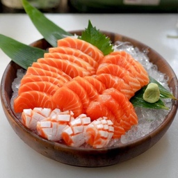 [อร่อยซ่ากับโค้ก] แซลมอน ชาชิมิ เกรดA 300กรัม +  โค้ก ไม่มีน้ำตาล (กระป๋อง) 