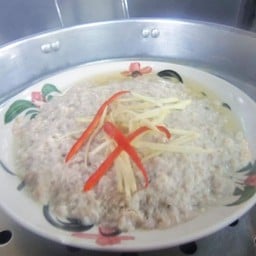 หมูสับนึ่งปลาเค็ม