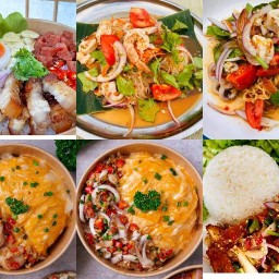 ข้าวขยำ เลิศรส 99 หมูทอด&ข้าวน้ำพริก