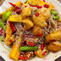 ตำซั่วหน่อไม้แคปหมู