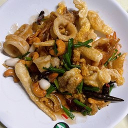 กะเพาะปลาผัดแห้ง