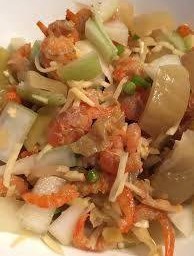 ยำเกี่ยมฉ่ายกุ้งแห้ง