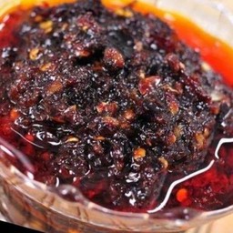 น้ำพริกเผา  ไม่มีผัก  3 ออน