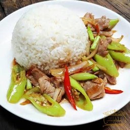 ข้าวราดพริกสด