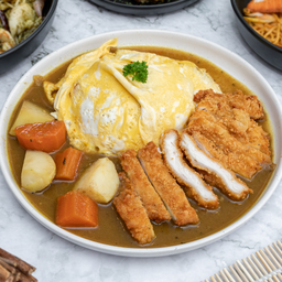 ข้าวไข่นุ่มแกงกะหรี่
