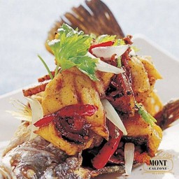 ปลากะพงพริกไทยดำ