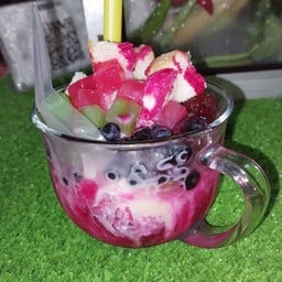 มะพร้าวปั่นนมสดซานิ