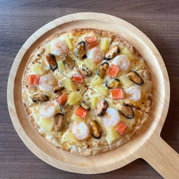 4 pcs พิซซ่าซีฟู้ดไอร์แลนด์ - Seafood Island Pizza