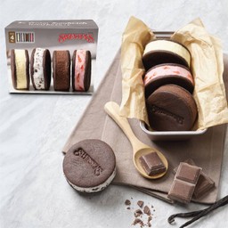 ไอศกรีมแซนวิช ช็อกโกแลต แพ็ค 4 ชิ้น