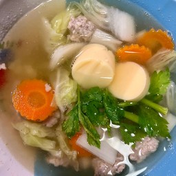 ต้มจืดเต้าหู้หมูสับ