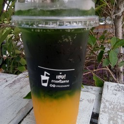 เสาวรสโซดาชาเขียว