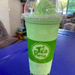 ชานมแคนตาลูปไข่มุกปั่น