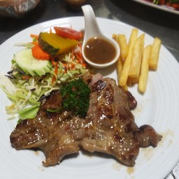 สเต๊กหมู สันใน