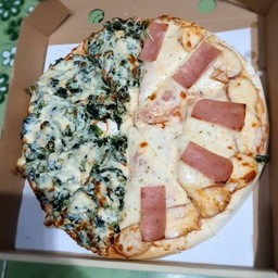 [อร่อยซ่ากับโค้ก] ผักโขม ฮาวายเอี้ยน XL +  โค้ก ออริจินัล (ขวด)