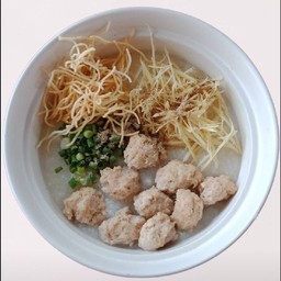 โจ๊กหมูล้วนหมี่กรอบ