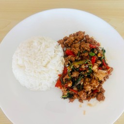 ข้าวกระเพราหมูสับ