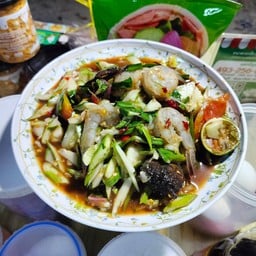 ตำแตงกุ้งสด