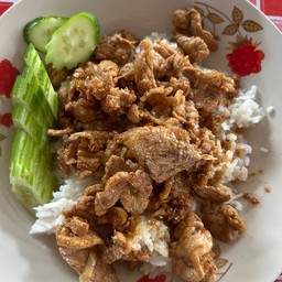หมูทอดกระเทียม