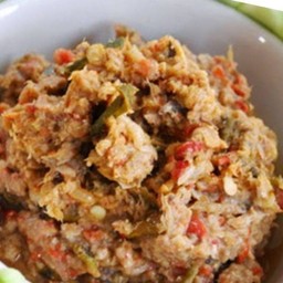 น้ำพริกปลาทู( ไม่ใส่ปลาร้า)ไม่มีผัก