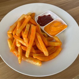 เฟรนฟรายเขช่าชีส + ดิปชีส