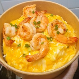 ข้าวไข่ข้นกุ้ง