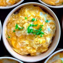 ข้าวสวย+ไข่ข้นดั้งเดิม