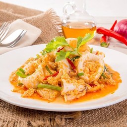 ยำไข่ดาว (กับข้าว)