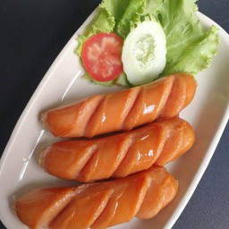 ไส้กรอกทอดชิ้นละ