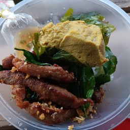 ข้าวห่อหมก+หมูทอด