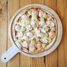 4 pcs พิซซ่าค็อกเทลกุ้ง - Shrimp Cocktail Pizza