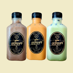 ชา บุกบราวชูก้า เซต 3ขวดคละรส (ลูกค้าเลือกรสชาติเองได้เลยค่ะ) 220ml