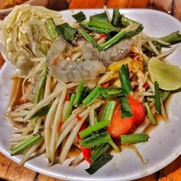 ตำกุ้งสดปราร้า