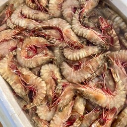 กุ้งลายเสืออบเกลือ พร้อมน้ำจิ้มซีฟู้ดรสเด็ด  (500 g.)