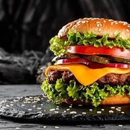 Beef Burger & cheese