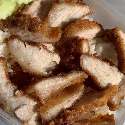 ข้าวคอหมูย่าง