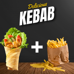 กะบับไก่เล็ก + เฟรนฟราย