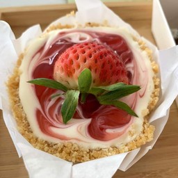 สตรอเบอรี่ชีสพาย