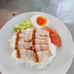 ข้าวหมูกรอบ