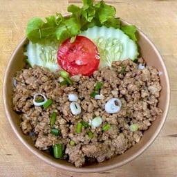 ข้าวหน้าหมูสับผัดซีอิ๊ว