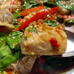 กะพงผัดฉ่า รสเด็ด