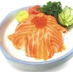 ข้าวหน้าแซลมอน