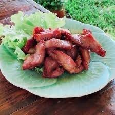 หมูทอดแดดเดียว